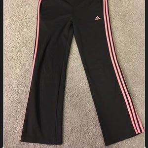 There Strips Pink Adidas Track Pants